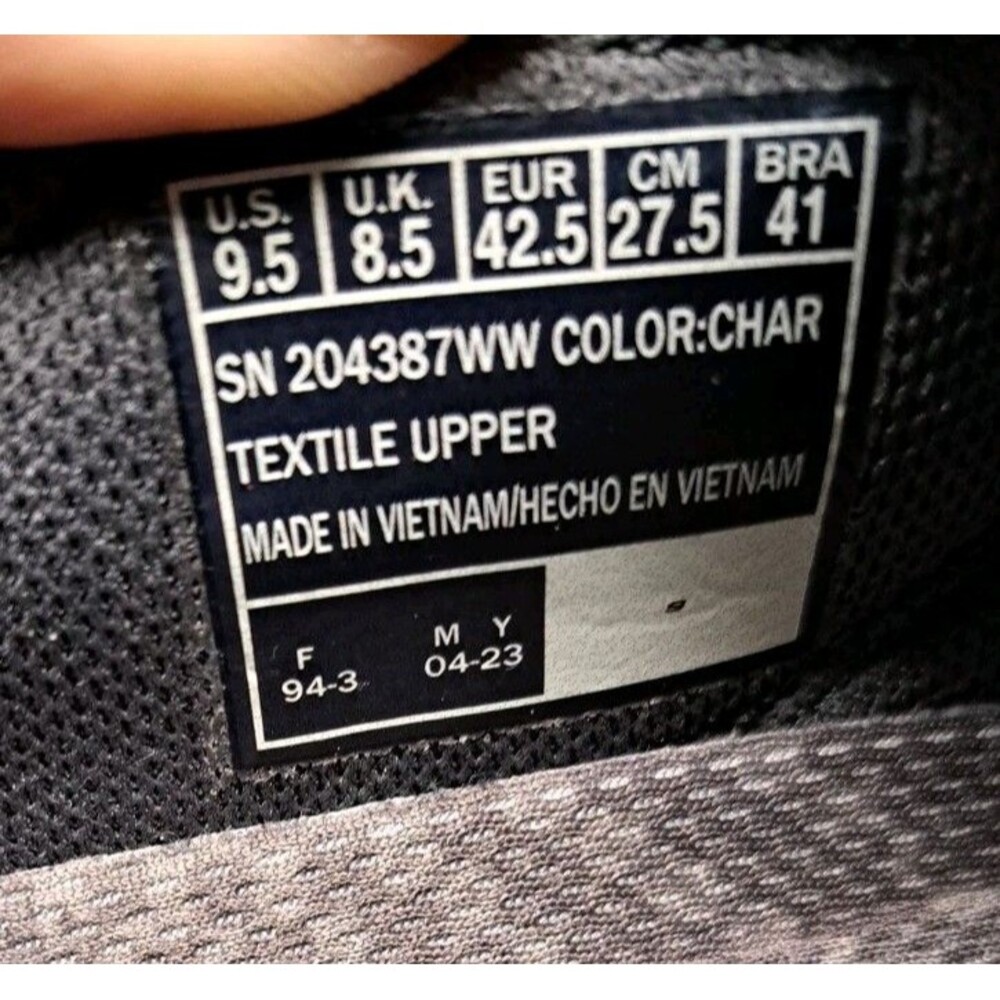 Skechers Respected Fallston Charcoal Men's Slip-On Shoes - Size 9.5 - Picture 7 of 10